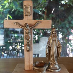 Wooden Three In One Crucifix