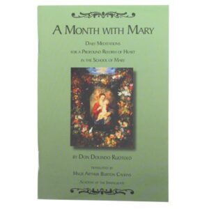 A Month with Mary - Daily Meditations for A Profound Reform of Heart in the School of Mary by Don Dolindo Ruotolo; trans